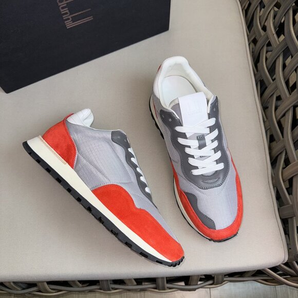 Dunhill Mens Waterproof Sneakers Gray/Red main image 10
